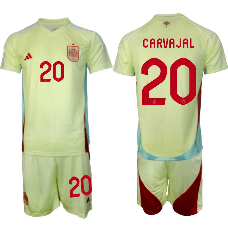 Men 2024-2025 Season Spain away green #20 Soccer Jersey->->Soccer Country Jersey